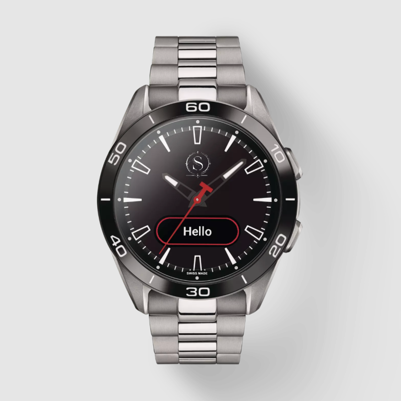 Montre connectée femme tactile – Bracelet acier inoxydable